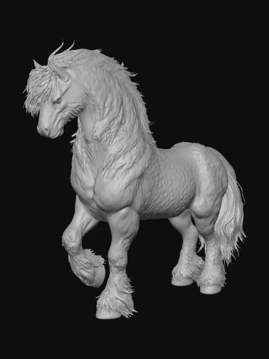 3D model for Mystical Forest Equine
