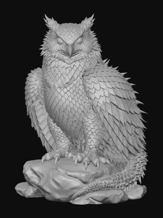 3D model for beardedowleagle