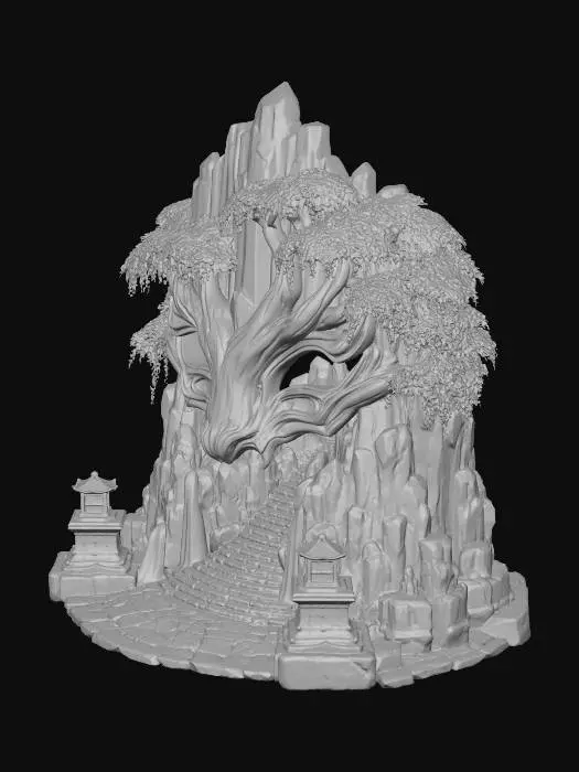 3D model for The Masked Mountain Gate