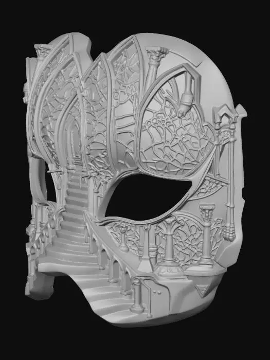 3D model for Gateway to the Glass Cathedral