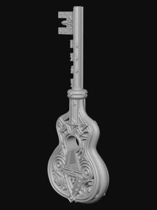 3D model for Ornate Skeleton Key