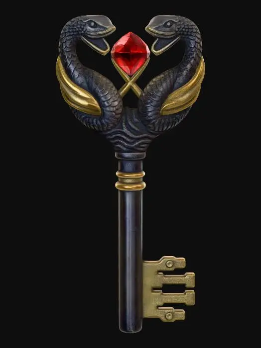 3D model for Serpent Heart Key