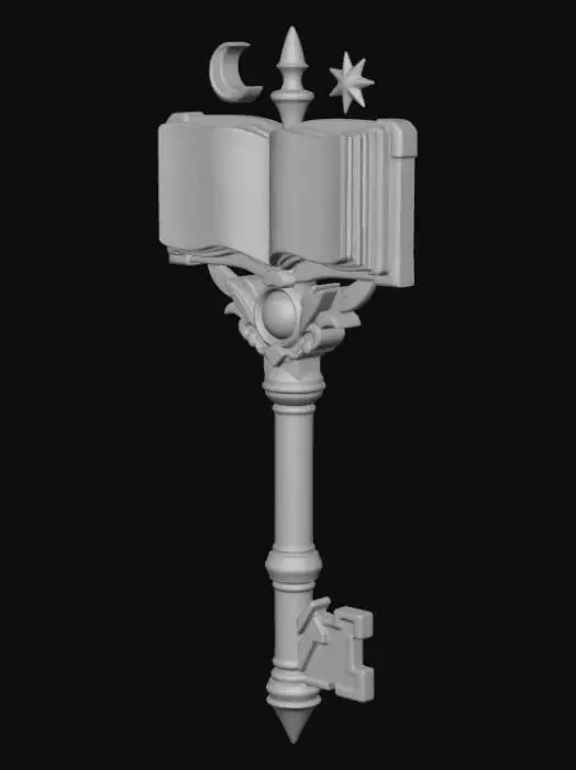 3D model for Key of Knowledge