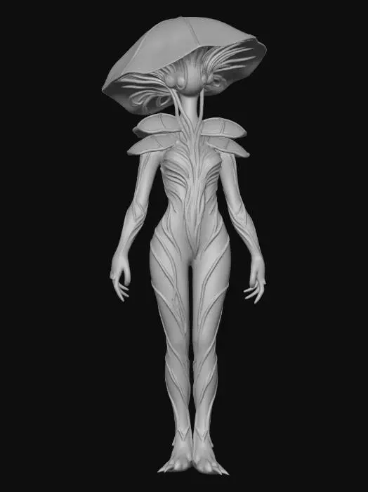 3D model for Luminous Fungus Empress