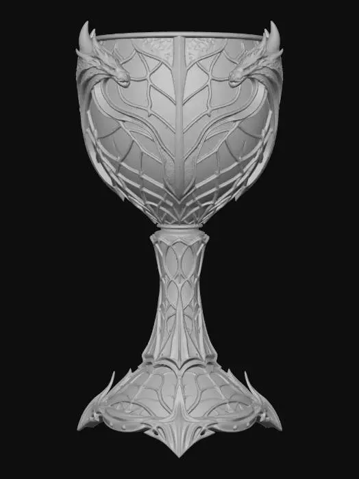 3D model for Crimson Dragon Chalice