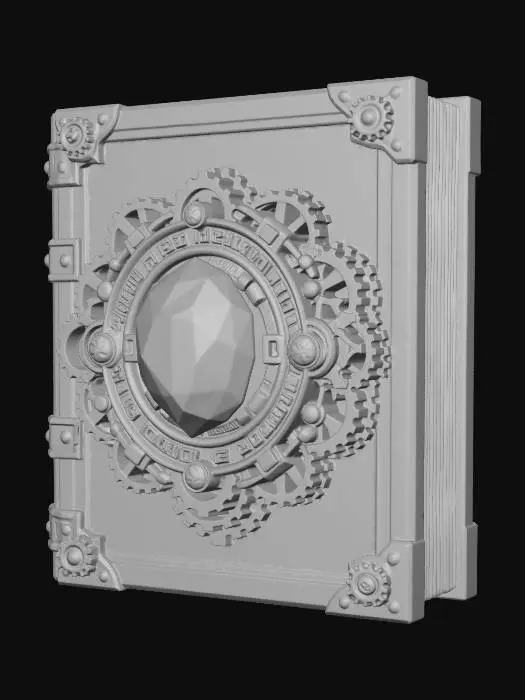 3D model for Clockwork Ruby Book