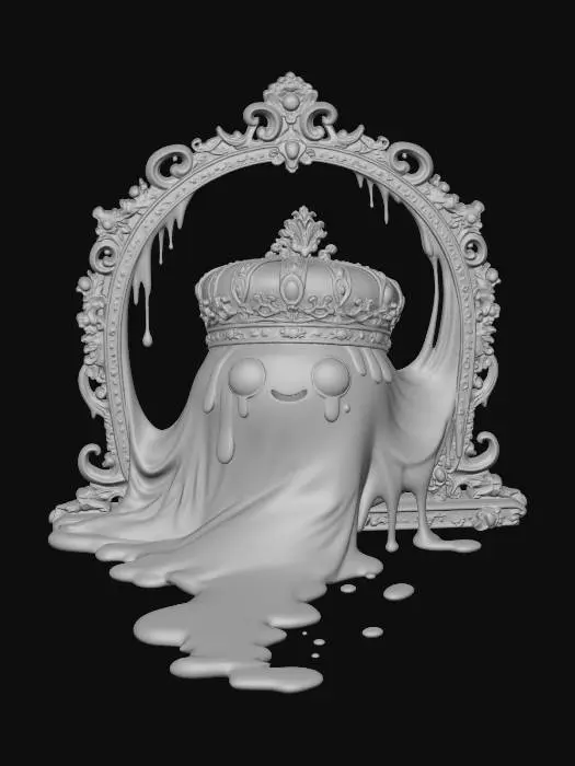 3D model for The Melting Monarch