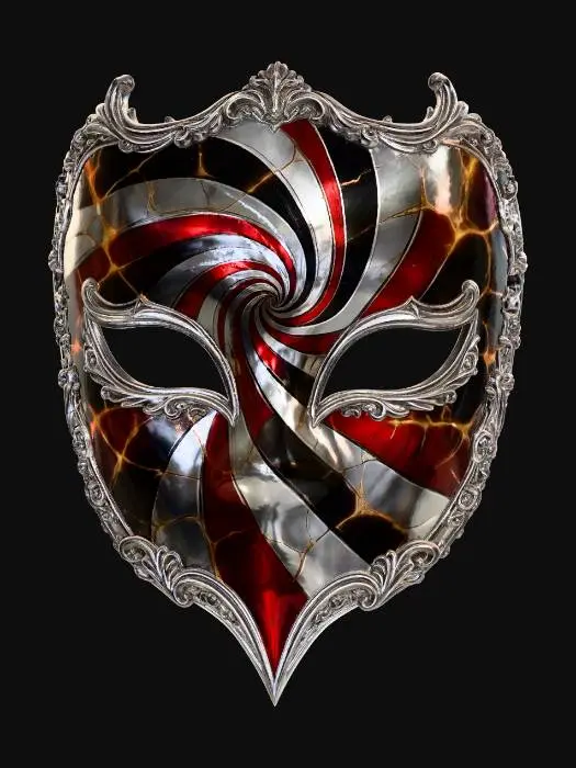 3D model for Crimson Spiral Mask