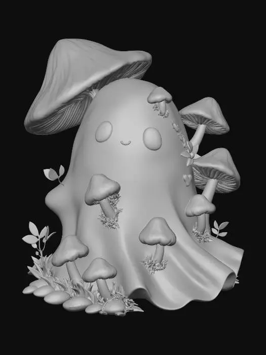 3D model for Moonlit Glowcap