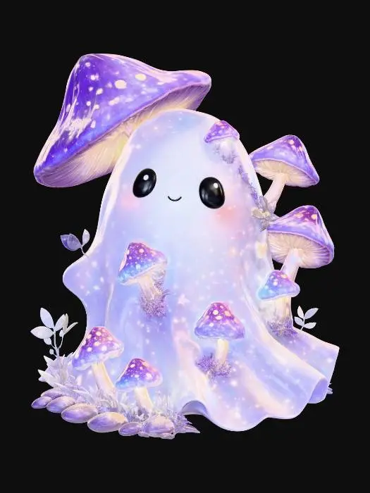 3D model for Moonlit Glowcap