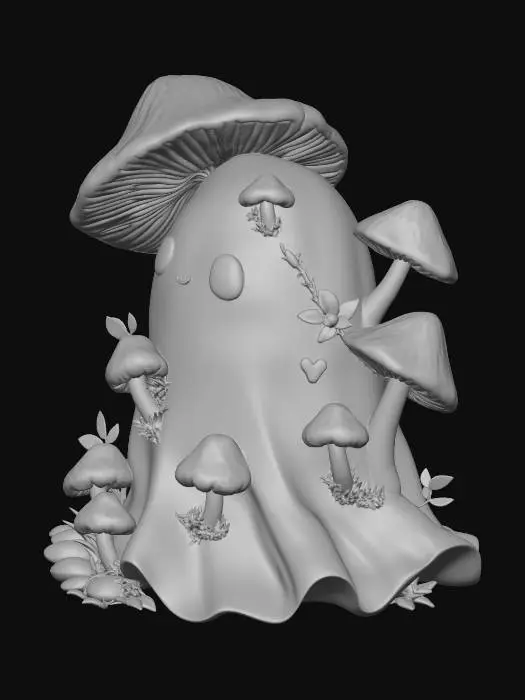 3D model for Moonlit Glowcap