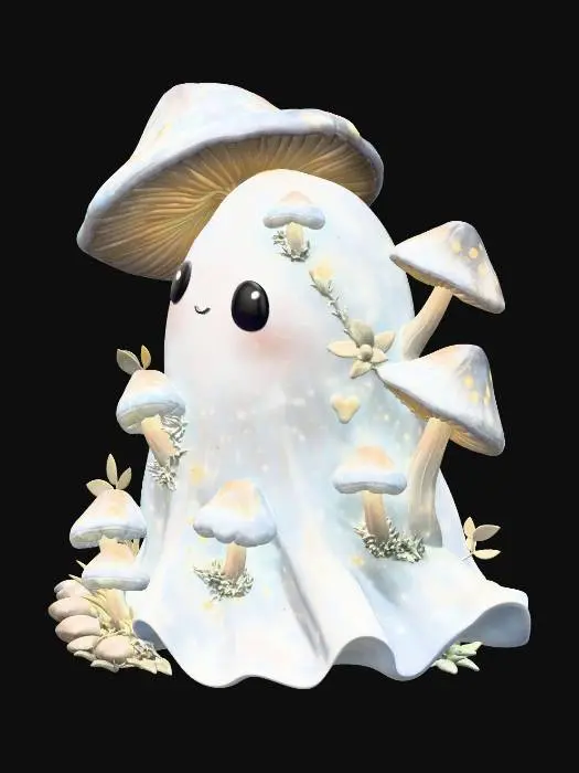 3D model for Moonlit Glowcap