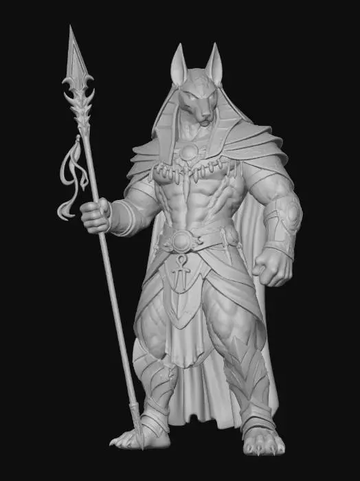 3D model for Anubis Warrior Beast