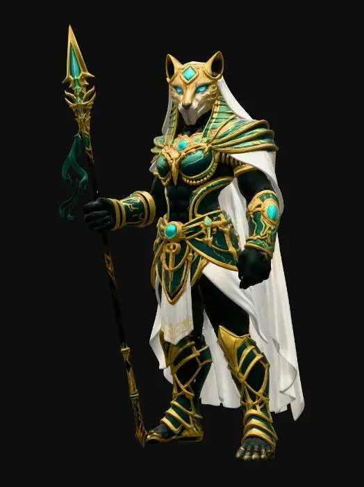 3D model for Egyptian Warrior Beast