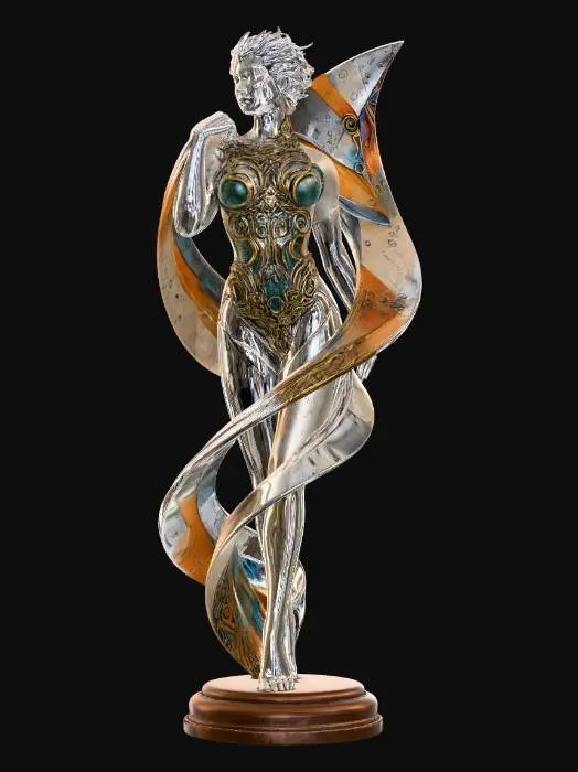 3D model for Runic Ribbon of the Silver Seraph