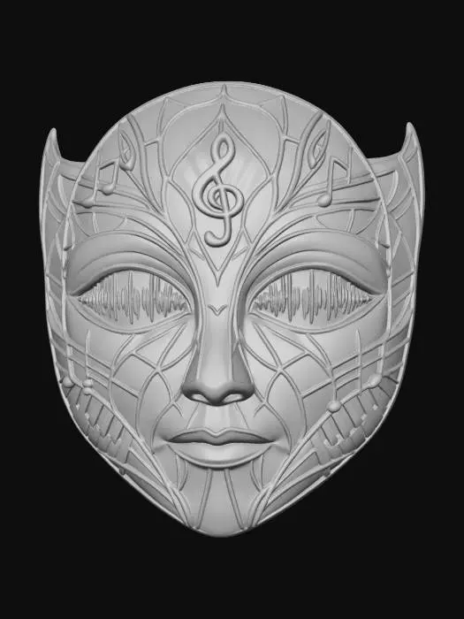 3D model for Stained Glass Serenade