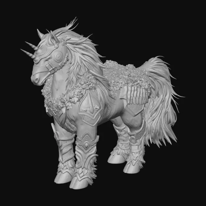 3D model for Mystical Steed