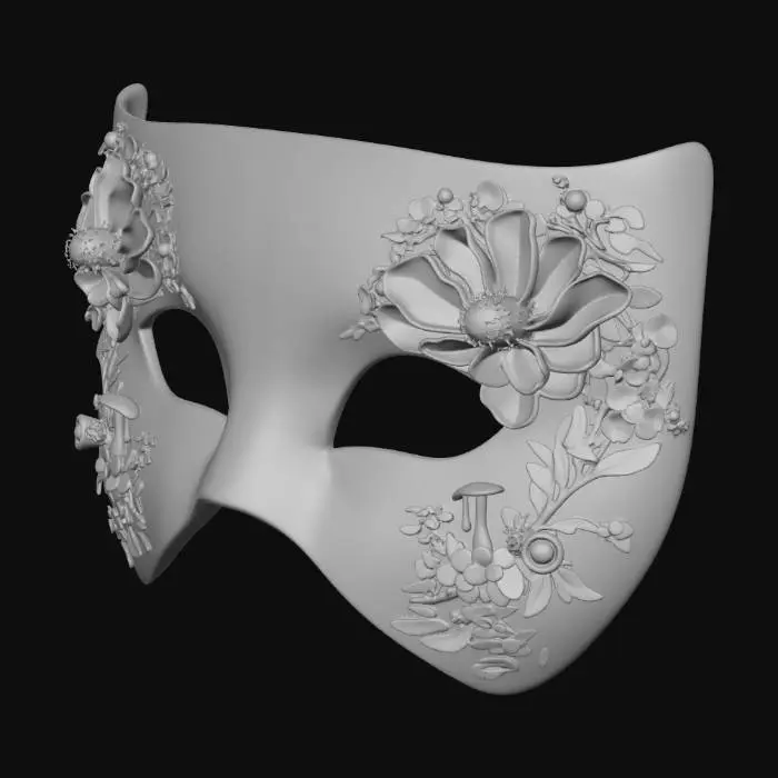 3D model for Bioluminescent Mask