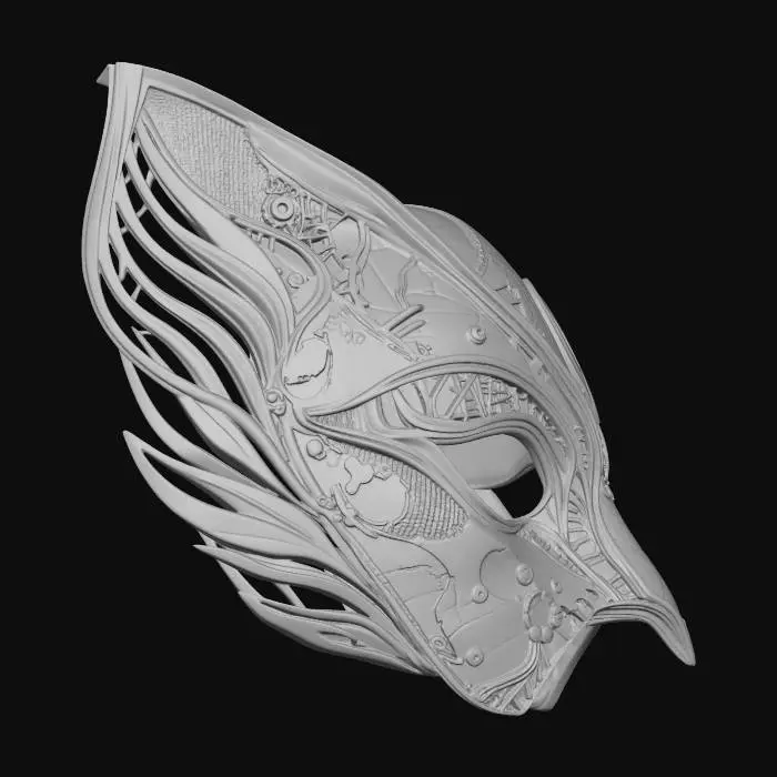 3D model for Iridescent Neon Mask