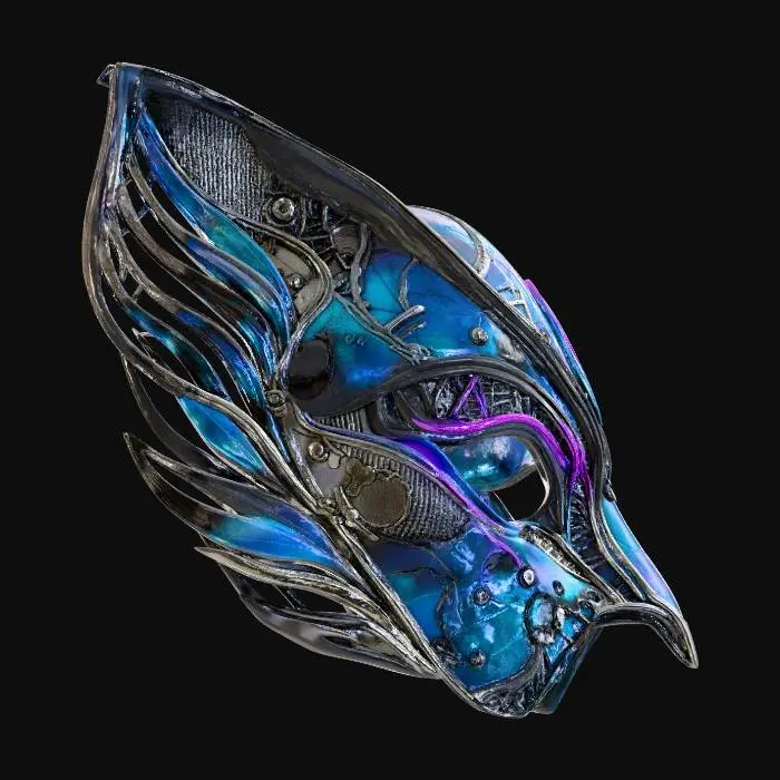 3D model for Iridescent Neon Mask