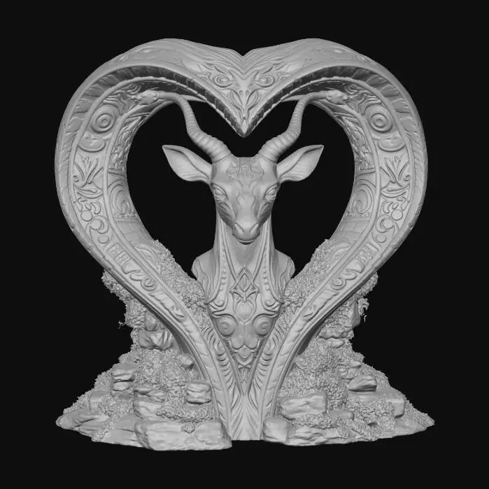 3D model for Heart of the Horned Ram
