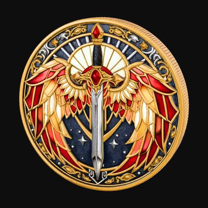 3D model for Winged Sword Emblem