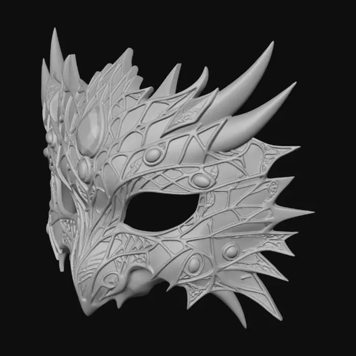 3D model for Crimson Crown Masquerade