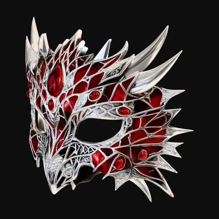 3D model for Crimson Crown Masquerade