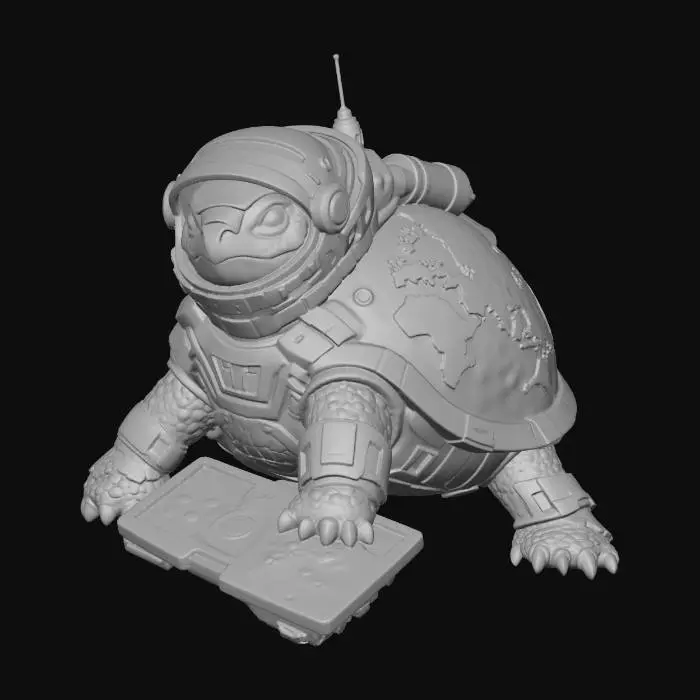 3D model for Galactic Turtle Pilot