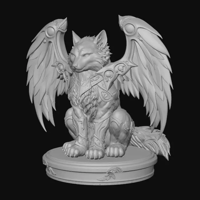 3D model for Neon Fenrir