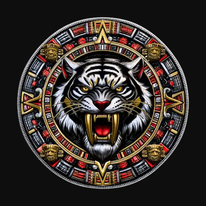3D model for Aztec Tiger Medallion