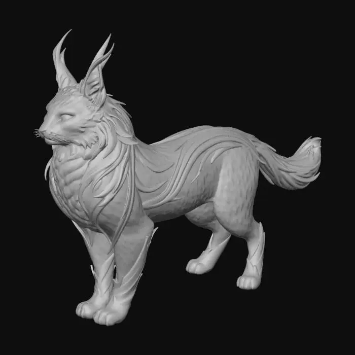 3D model for Scarlet Ember Lynx