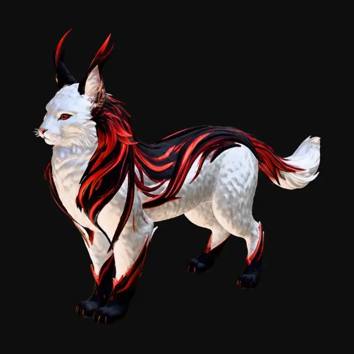 3D model for Scarlet Ember Lynx