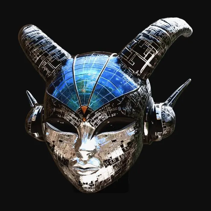 3D model for Nebula Horned Mask
