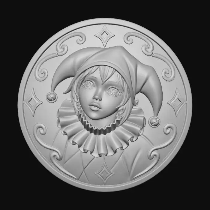 3D model for Harlequin's Lament