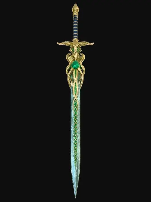 3D model for Emerald Kraken Blade