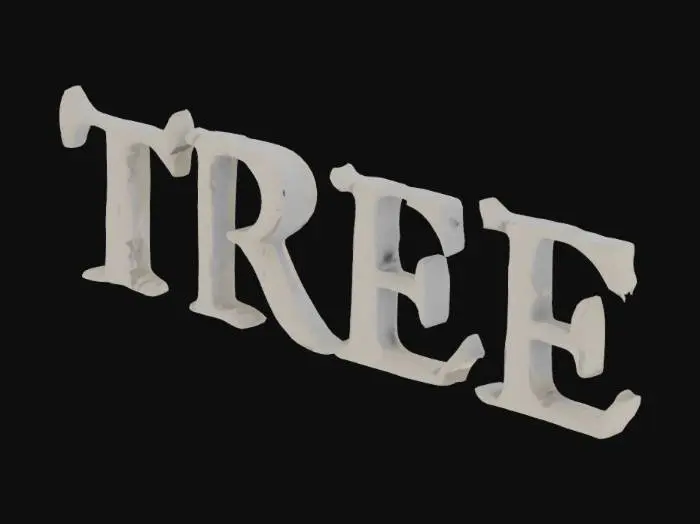 3D model for TREE Logo