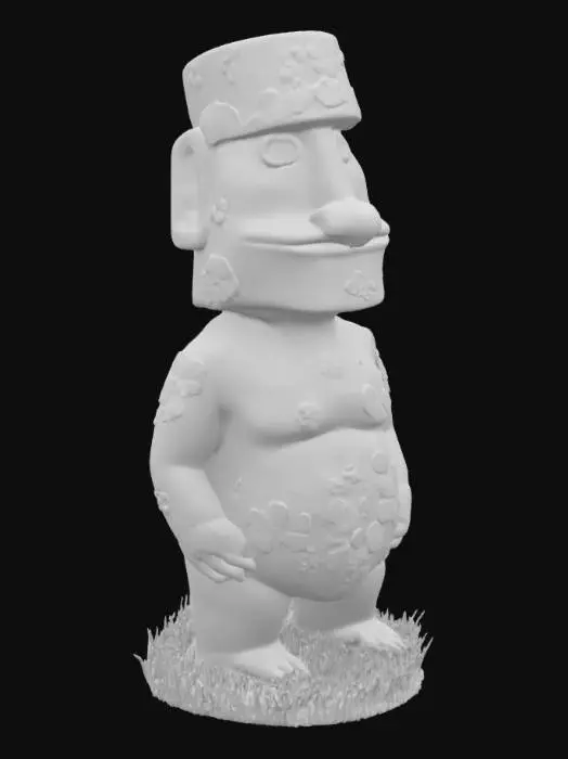 3D model for 跳舞的复活节岛石像