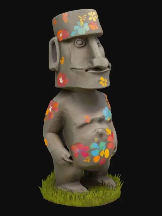 3D model for 跳舞的复活节岛石像
