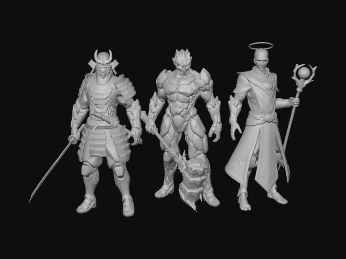 3D model for Elemental Guardians