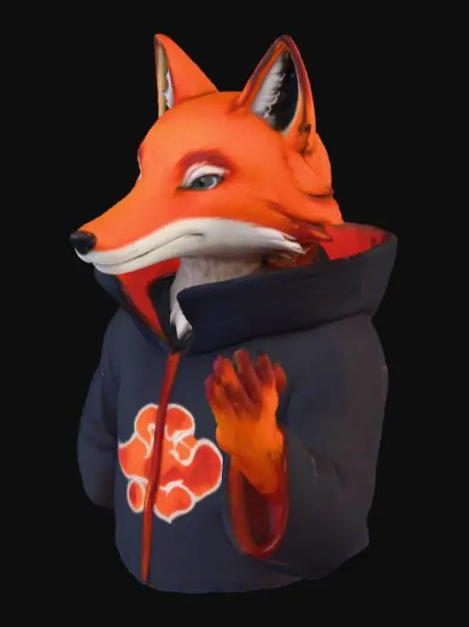 3D model for Fox Ninja Mage