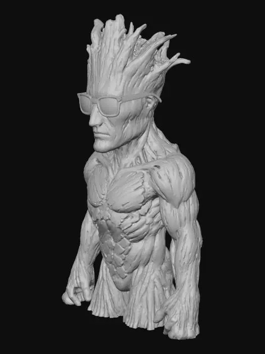 3D model for Hombre Arbol #treeman