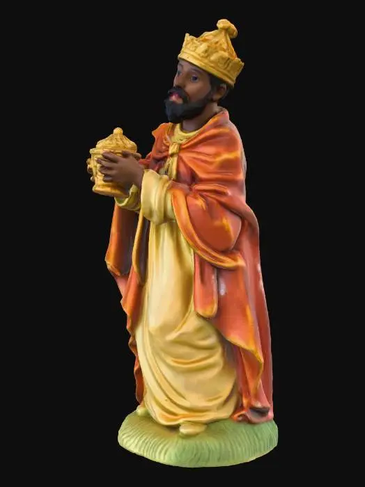 3D model for King Figure Holding a Jar
