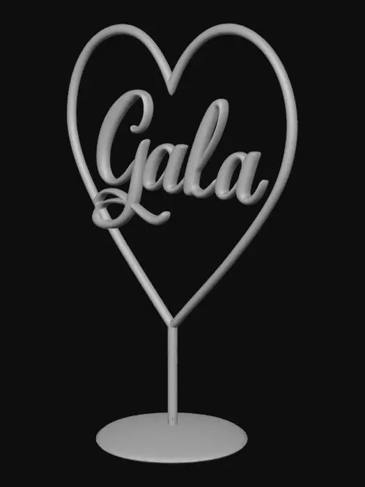 3D model for Heart Gala Display