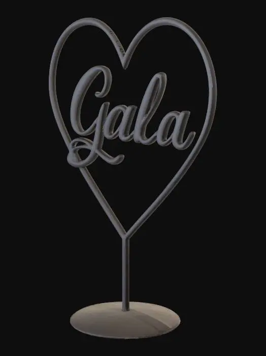3D model for Heart Gala Display