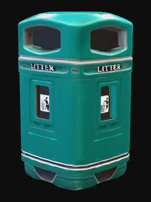 3D model for Emerald Bin