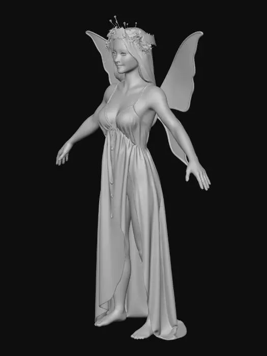 3D model for Fairy of Light and Color