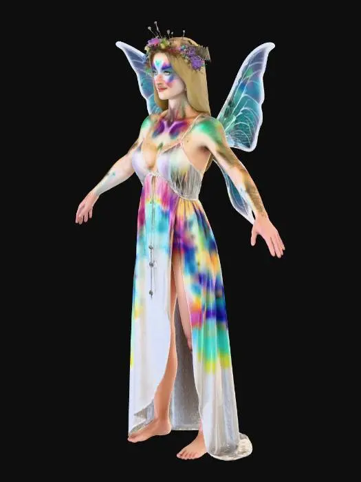 3D model for Fairy of Light and Color