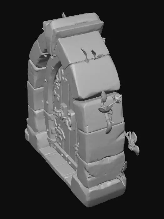 3D model for Enchanted Blooming Gateway