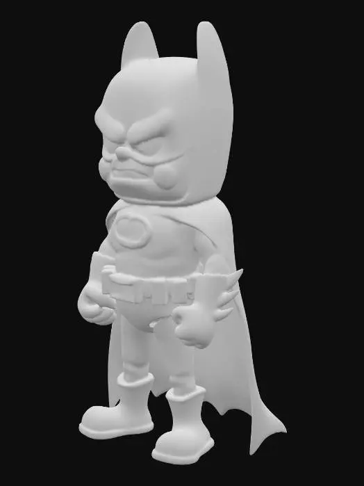 3D model for What would SpongeBob look like if she were The Batman?